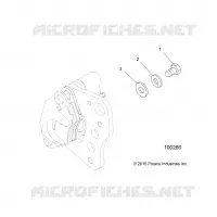 FRENO FRONTAL CALIPER MOUNTING