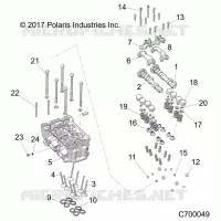 ENGINE, CULATA AND VALVES