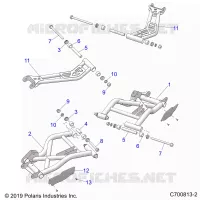 SUSPENSION TRASERA CONTROL ARMS