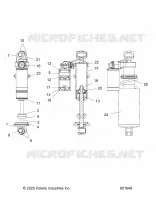 SUSPENSION, CHOQUE FRONTAL TRACK