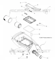 MOTOR, TOMA DE AIRE SYSTEM