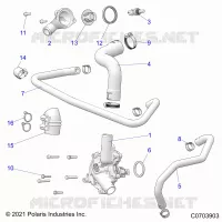 MOTOR, WATERPUMP AND BYPASS