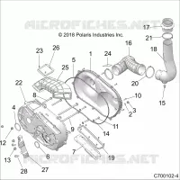 TREN, CLUTCH COVER AND DUCTING