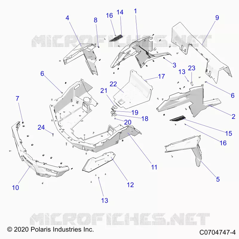 CARROCERÍA POSTERIOR RACK AND FENDERS