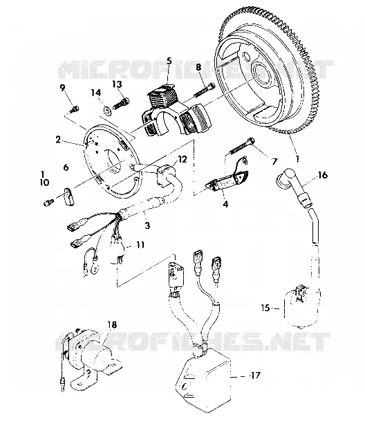 MAGNETO ASSEMBLY   350 2X4