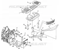 Portaequipajes delantero y Montaje TOPE (400L) XPRESS 400L W97CA38C (4939603960A010)