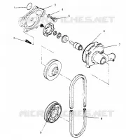 BOMBA DE AGUA XLT TOURING 0952857 and  EUROPEAN XLT TOURING E952857 (4929172917C009)