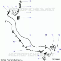 TREN, GEAR SELECTOR AND THROTTLE CABLE