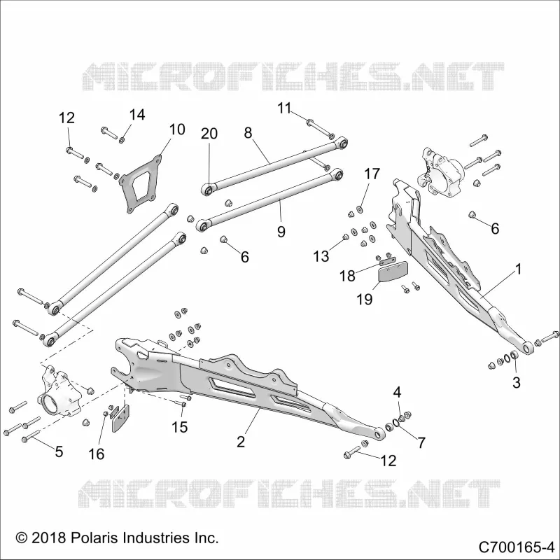 SUSPENSION TRASERA CONTROL ARMS