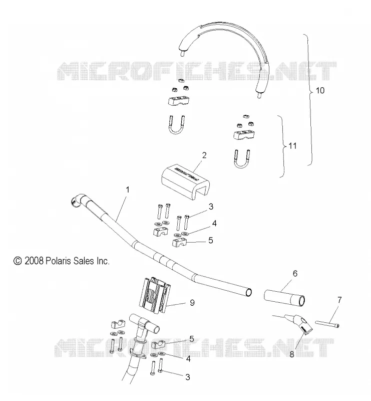 GOBIERNO, soporte de manillar (DRAGON)