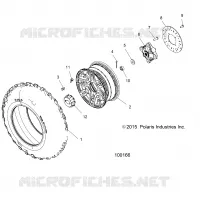 RUEDAS, FRONT TIRE AND BRAKE DISC