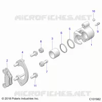 BRAKES, PINZA TRASERA