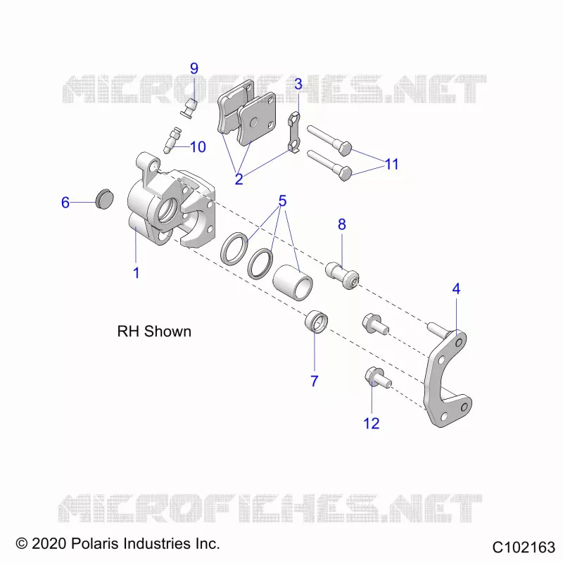 BRAKES, PINZA FRENO DELANTERA