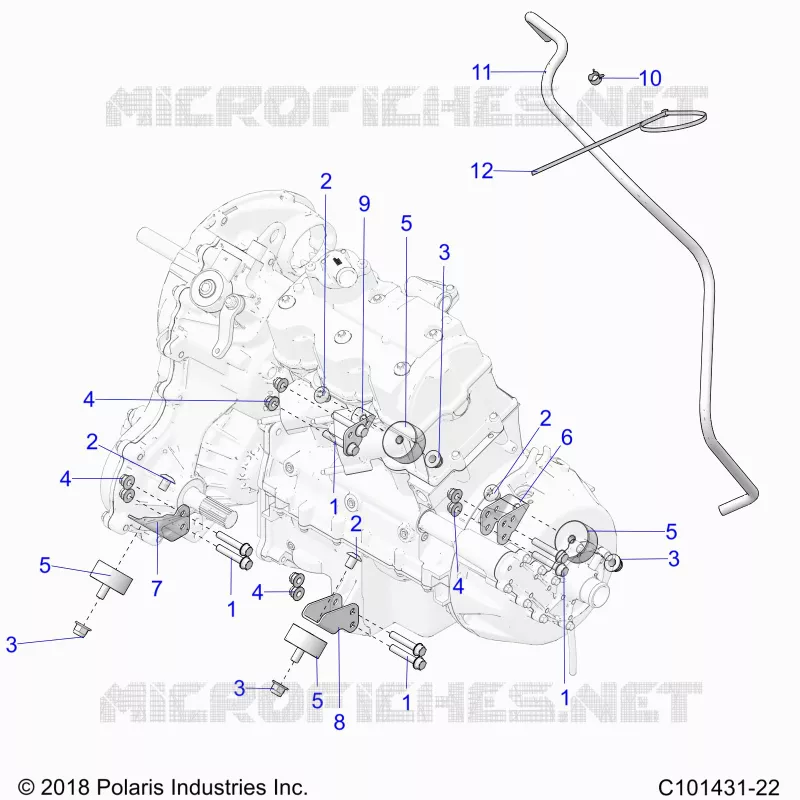 ENGINE, TRANSMISIÃ“N MOUNTING & LONG BLOCK