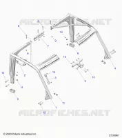 CHASSIS, CAB BASTIDOR