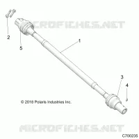 TREN, REAR PROP SHAFT