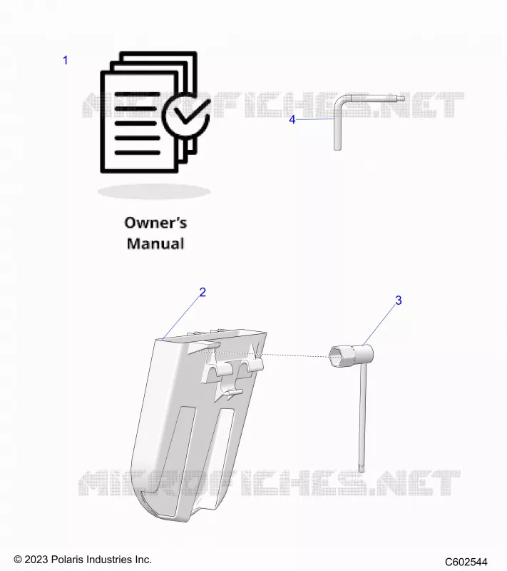 REFERENCES, TOOLS, BELT HOLDER, AND EL MANUAL DEL PROPIETARIO