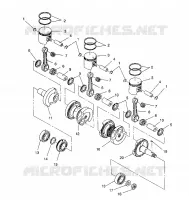 PISTÓN Y CIGÜEÑAL XLT/0930767,XLT SP/0930667    XLT SKS/0930567 (4923012301035A)