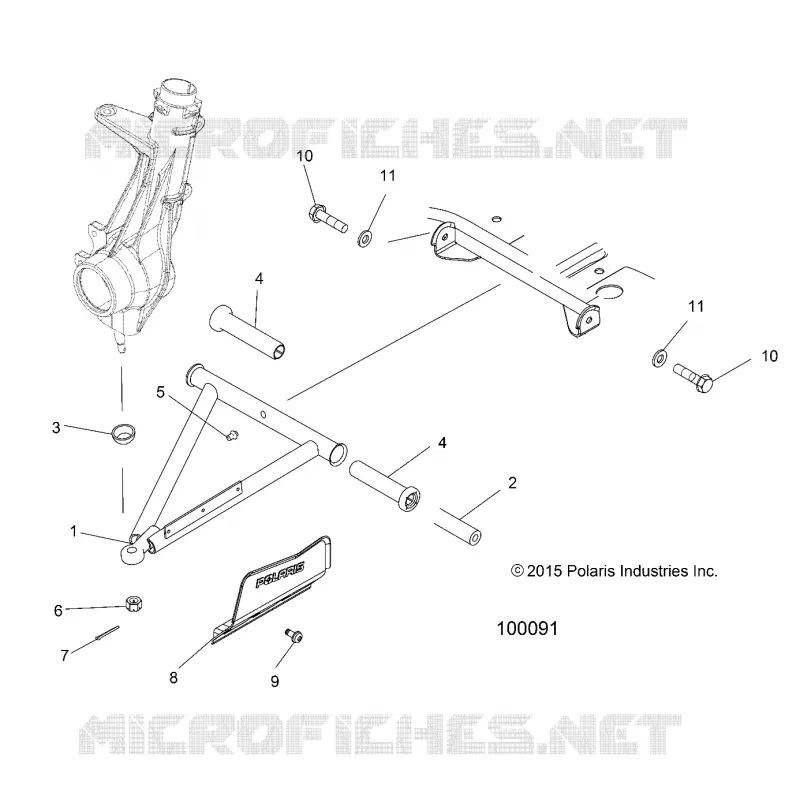 SUSPENSION, A-ARM AND PUNTAL MOUNTING