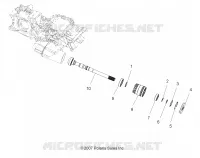 TREN, PRINCIPAL CAJA DE ENGRANAJES OUTPUT SHAFT