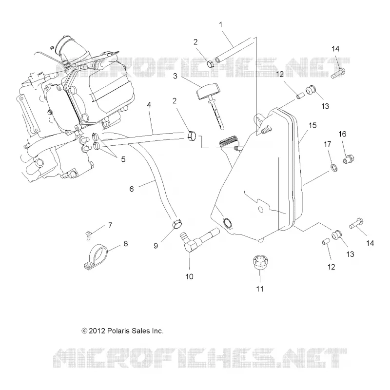 MOTOR, OIL SYSTEM and TANQUE DE ACEITE