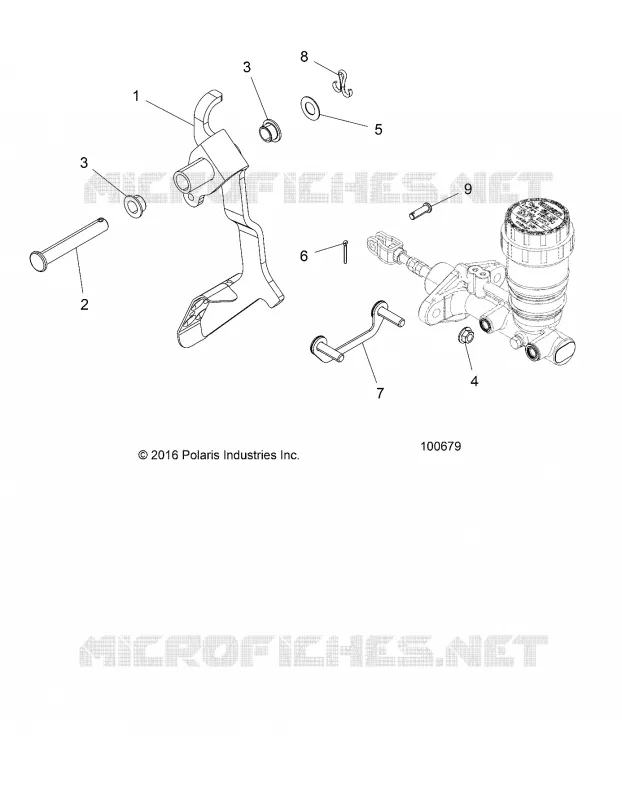 BRAKES, PEDAL AND CILINDRO MAESTRO MOUNTING