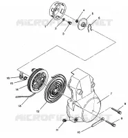 ARRANQUE DE RETROCESO ASSEMBLY CLASSIC 0942865 and  CLASSIC TOURING 0942875 (4924962496049A)