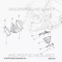 CHASIS, TIE ROD BOOT ASM.