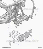 CHASIS, MOUNTING, FRONT GEARCASE
