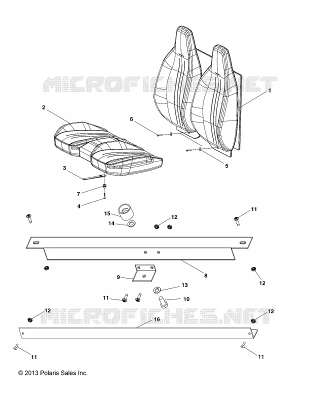 ASIENTO, REAR and HOLD DOWN, EURO