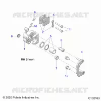 BRAKES, PINZA FRENO DELANTERA