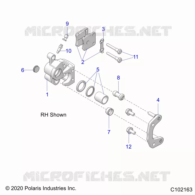 BRAKES, PINZA FRENO DELANTERA