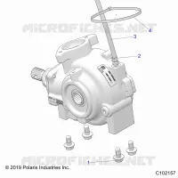 TREN, FRONT GEARCASE, MOUNTING