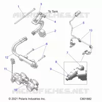 SISTEMA DE COMBUSTIBLE, RAIL, LINES AND THROTTLE BODY