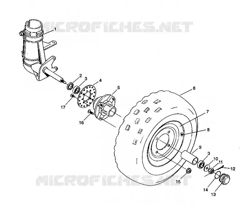 Tren delantero 2X4 350L W937539 (4924032403012A)