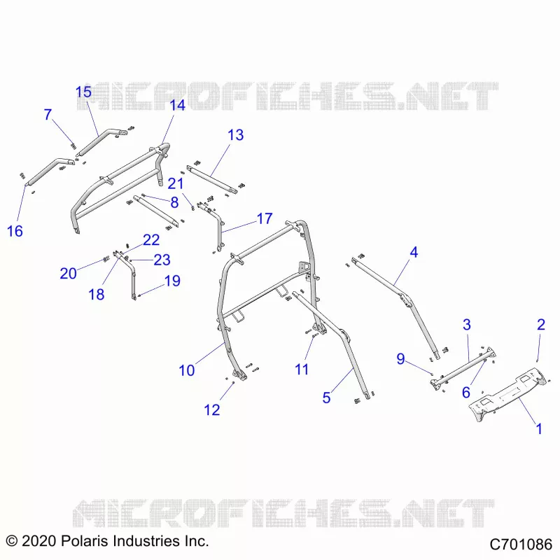CHASSIS, CAB BASTIDOR
