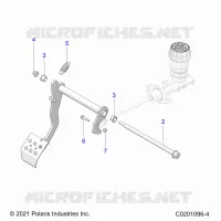 BRAKES, PEDAL AND CILINDRO MAESTRO MOUNTING