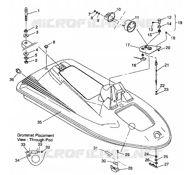CASCO Y CUERPO ASSEMBLY SL 650 B944058 (4926992699002A)