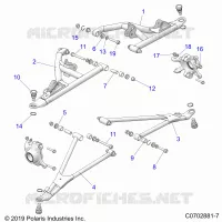 SUSPENSIÃ“N DELANTERA CONTROL ARMS