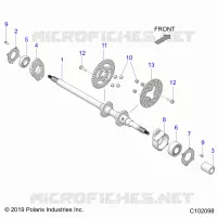 TREN, REAR AXLE