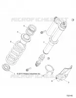 SUSPENSION TRASERA SHOCK MOUNTING