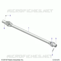 TREN, PROP SHAFT, FRONT