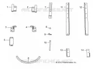 OPCIONES, 2 PASS HARD DOOR REPLACEMENT HARDWARE