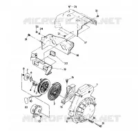 VENTILADOR CAJA/ARRANQUE DE RETROCESO  Indy Lite GT (4921342134029A)