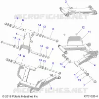 SUSPENSION TRASERA CONTROL ARMS