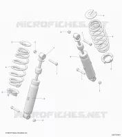 SUSPENSION TRASERA SHOCK AND MOUNTING