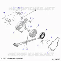 ENGINE, STATOR AND FLYRUEDA