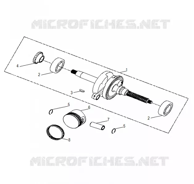 MOTOR, CIGUEÑAL AND PISTÓN