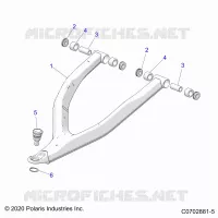SUSPENSIÃ“N DELANTERA CONTROL ARM UPPER