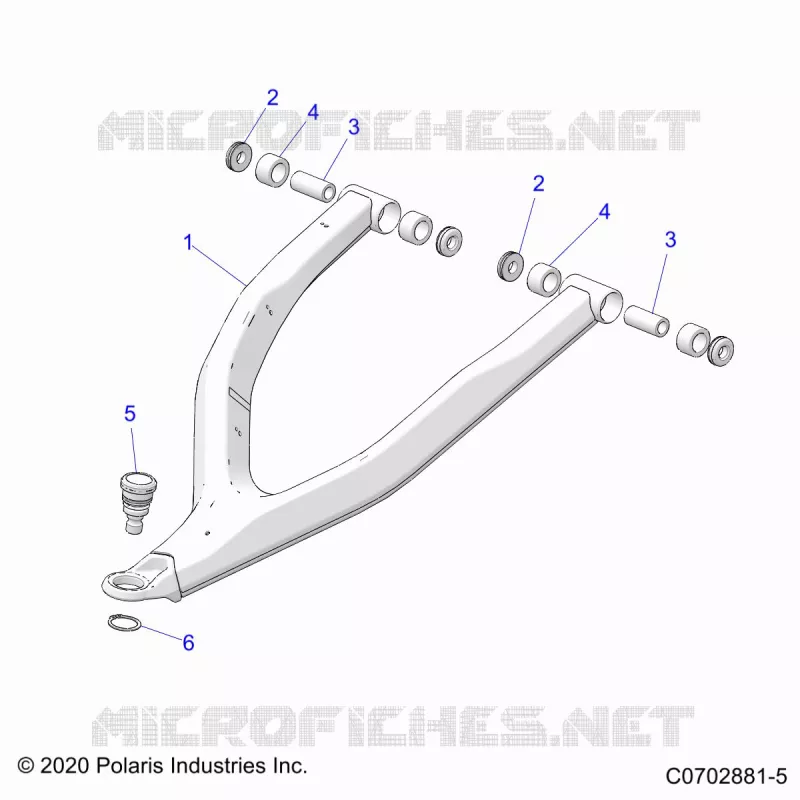 SUSPENSIÃ“N DELANTERA CONTROL ARM UPPER